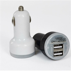 Mini Carregador USB p/ Carro - Pt/Br